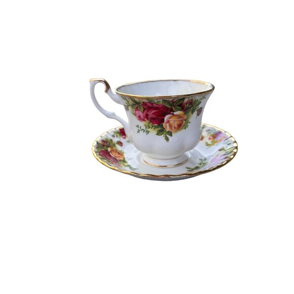Old Country Roses Royal Albert Teacup & Saucer Set Bone China - Picture 4 of 9